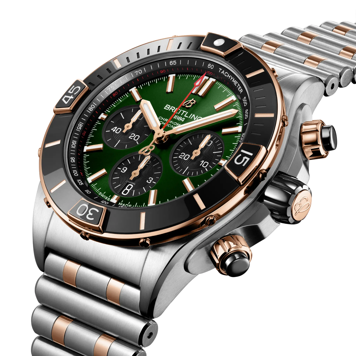Super Chronomat B01 44 Stainless steel & 18k red gold 44 mm UB0136251L1U1 second view
