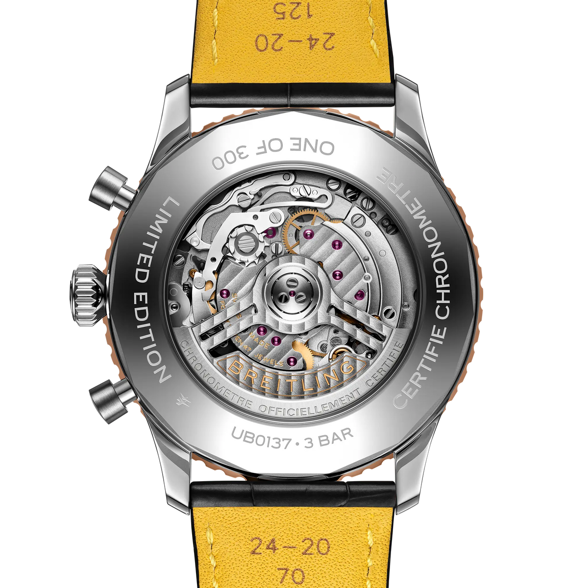 Navitimer B01 Chronograph 46 Stainless steel & 18k red gold 46 mm UB01372A1C1P1 fourth view