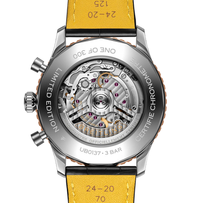 Navitimer B01 Chronograph 46 Stainless steel & 18k red gold 46 mm UB01372A1C1P1 fourth view