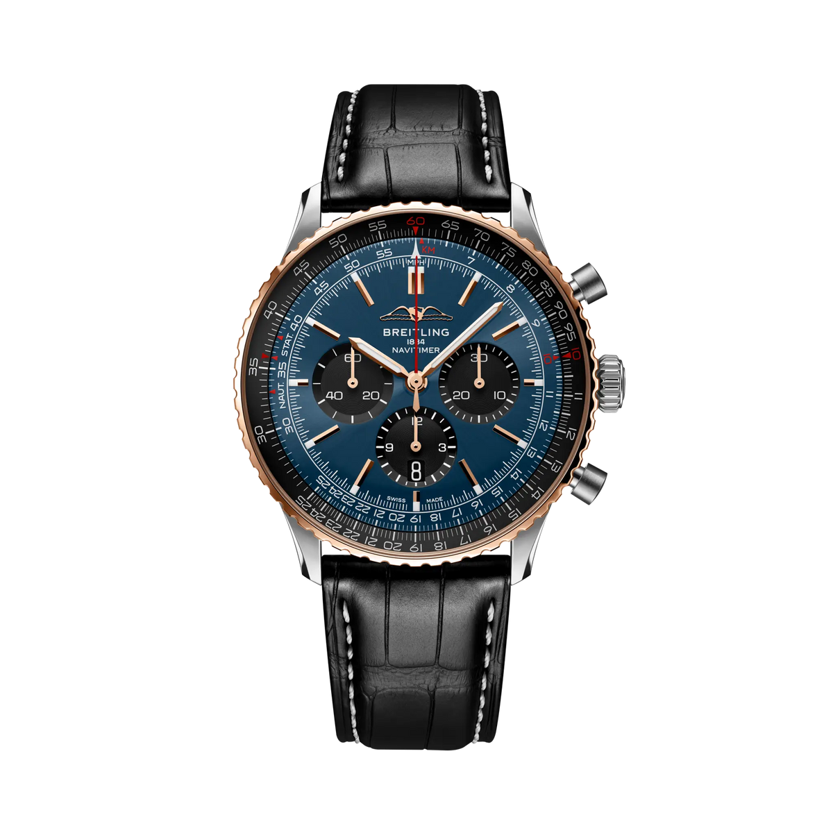 Navitimer B01 Chronograph 46 Stainless steel & 18k red gold 46 mm UB01372A1C1P1 main view