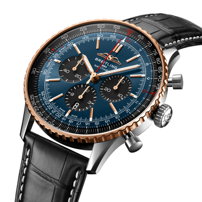 Navitimer B01 Chronograph 46 Stainless steel & 18k red gold 46 mm UB01372A1C1P1 secondary view