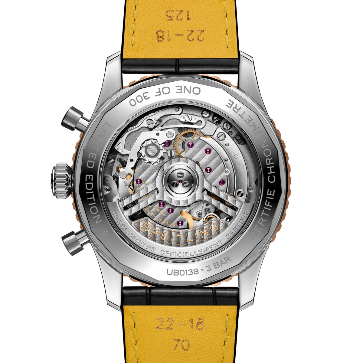 Navitimer B01 Chronograph 43 Limited Edition Stainless steel & 18k red gold 43 mm UB01384A1B1P1 fourth view