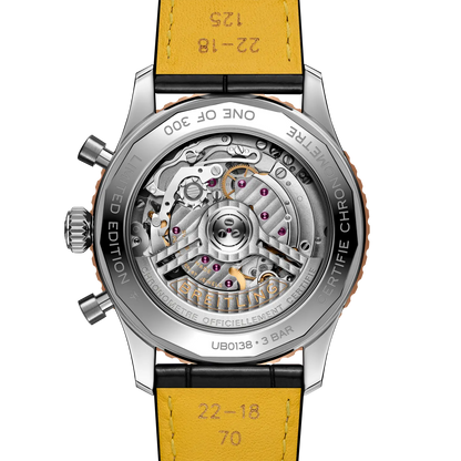 Navitimer B01 Chronograph 43 Limited Edition Stainless steel & 18k red gold 43 mm UB01384A1B1P1 fourth view