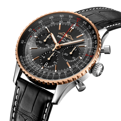 Navitimer B01 Chronograph 43 Limited Edition Stainless steel & 18k red gold 43 mm UB01384A1B1P1 secondary view