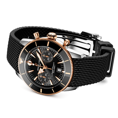 Superocean Heritage B01 Chronograph 42 Stainless steel & 18k red gold 42 mm UB0156H11B1S1 second view