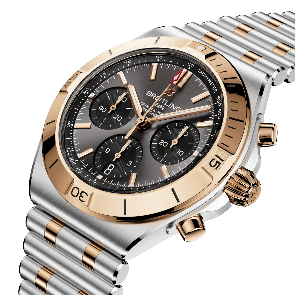 Chronomat B01 Chronograph 42 Stainless steel & 18k red gold 42 mm UB0158101B1U1 second view