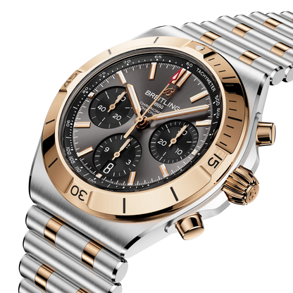Chronomat B01 Chronograph 42 Stainless steel & 18k red gold 42 mm UB0158101B1U1 second view