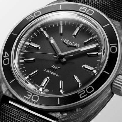 Ultra‑Chron Carbon 43.00 mm Anthracite Titanium and carbon L28394522 L2.839.4.52.2 detailed view