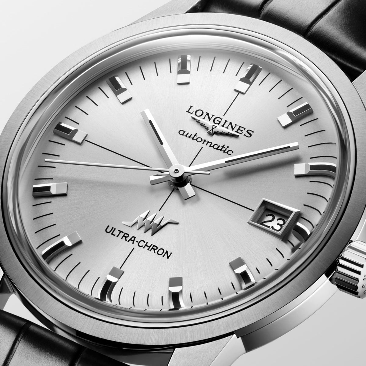 Ultra-Chron Classic 37.00 mm Sunray silver Stainless steel L25374722 L2.537.4.72.2 detailed view