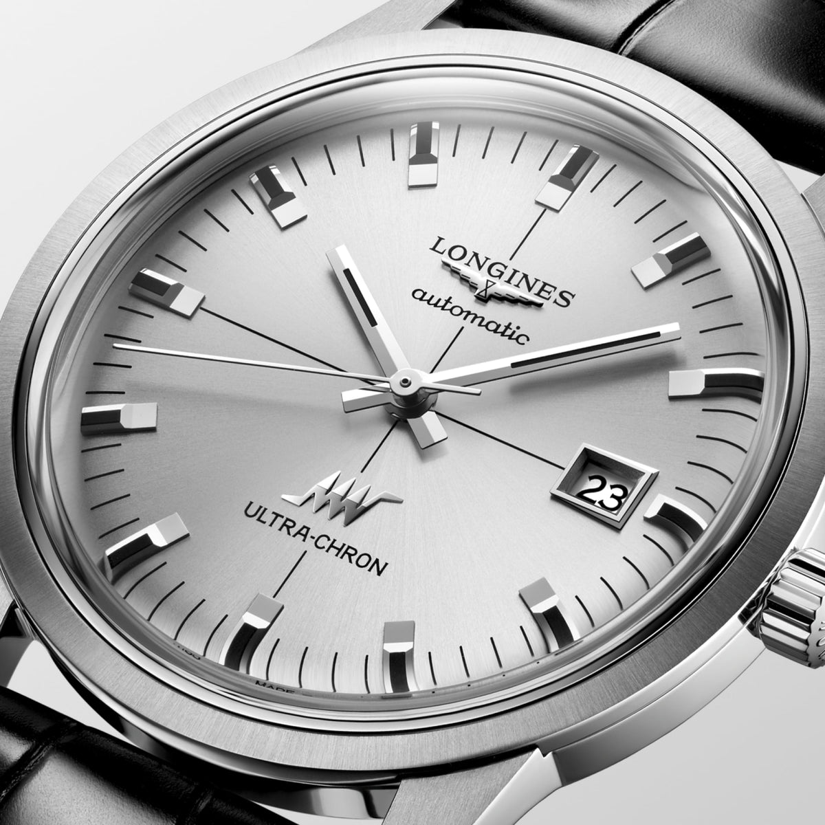 Ultra-Chron Classic 40.00 mm Sunray silver Stainless steel L29374722 L2.937.4.72.2 detailed view