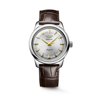 Conquest Heritage 38.00 mm Opaline Ivory Stainless steel L16494720 L1.649.4.72.0 front view