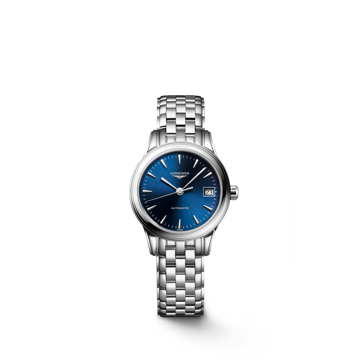 Flagship Classic 26.00 mm Sunray blue Stainless steel L42744926 L4.274.4.92.6 front view