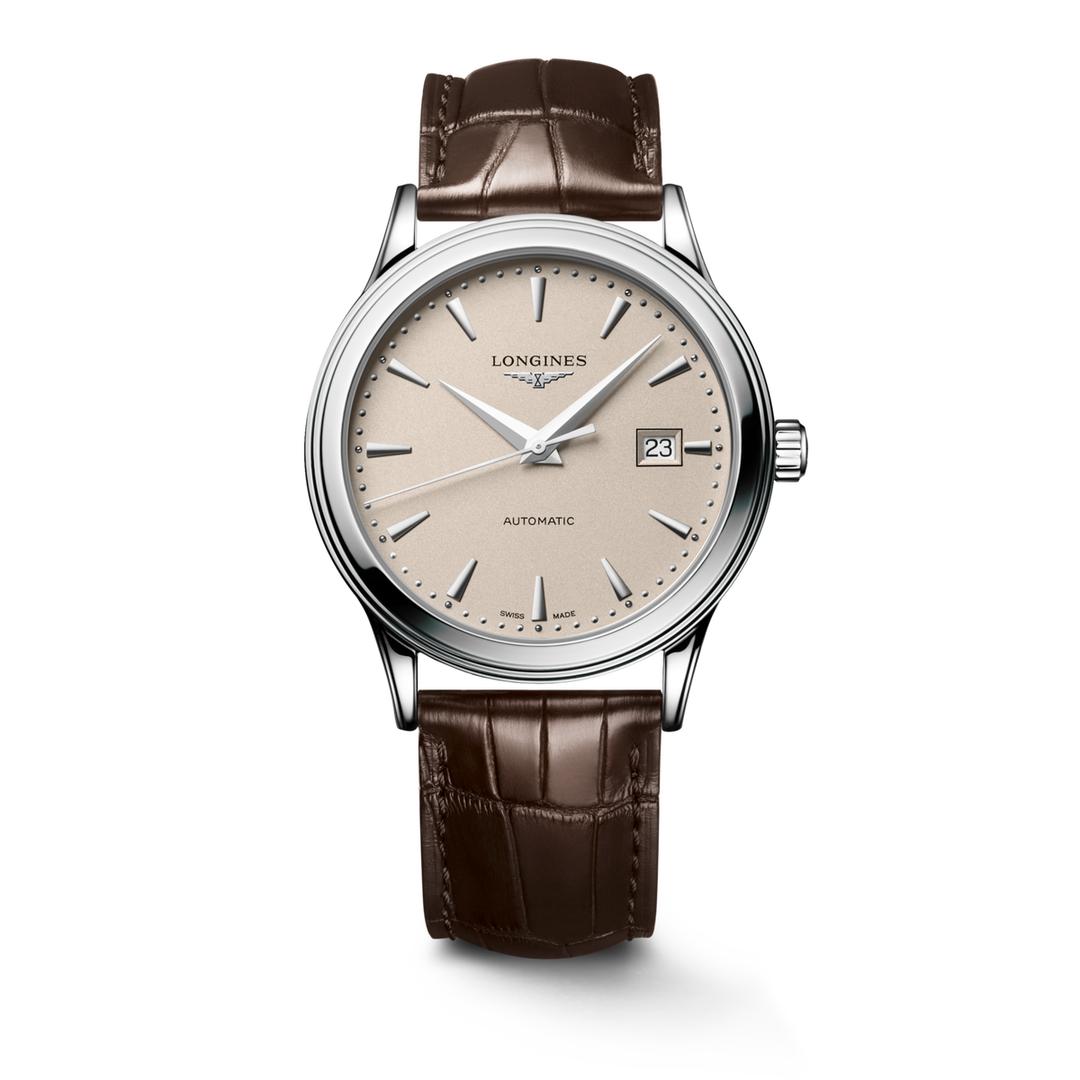Flagship Classic 40.00 mm Beige Stainless steel L49844792 L4.984.4.79.2 front view