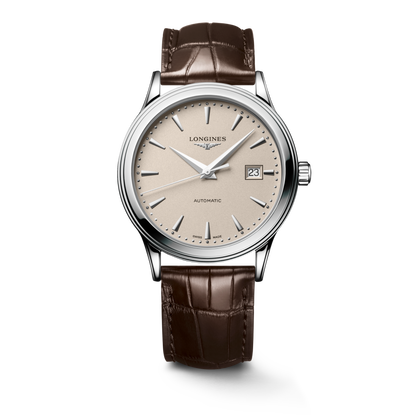 Flagship Classic 40.00 mm Beige Stainless steel L49844792 L4.984.4.79.2 front view