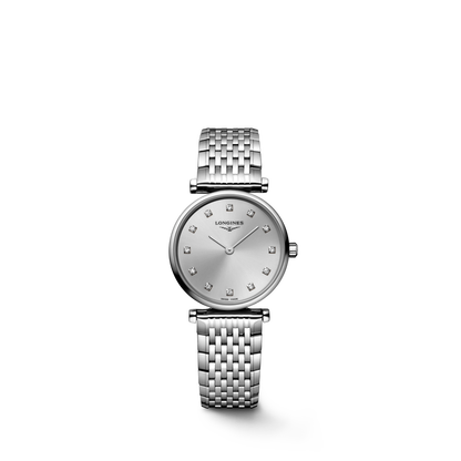 La Grande Classique De Longines 24.00 mm Grey Stainless steel L4209470C L4.209.4.70.C front view