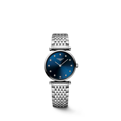 La Grande Classique De Longines 24.00 mm Sunray blue Stainless steel L4209497C L4.209.4.97.C front view