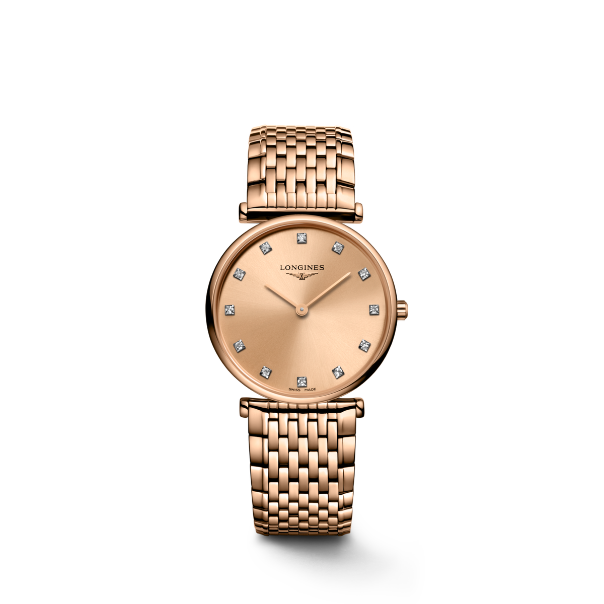 La Grande Classique De Longines 29.00 mm Red Red PVD coating L4512190E L4.512.1.90.E front view