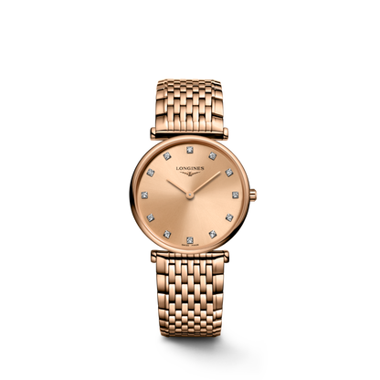 La Grande Classique De Longines 29.00 mm Red Red PVD coating L4512190E L4.512.1.90.E front view