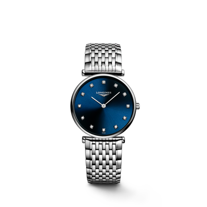 La Grande Classique De Longines 29.00 mm Sunray blue Stainless steel L4512497C L4.512.4.97.C front view