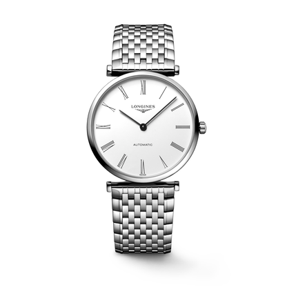 La Grande Classique De Longines 36.00 mm White Stainless steel L49084116 L4.908.4.11.6 front view