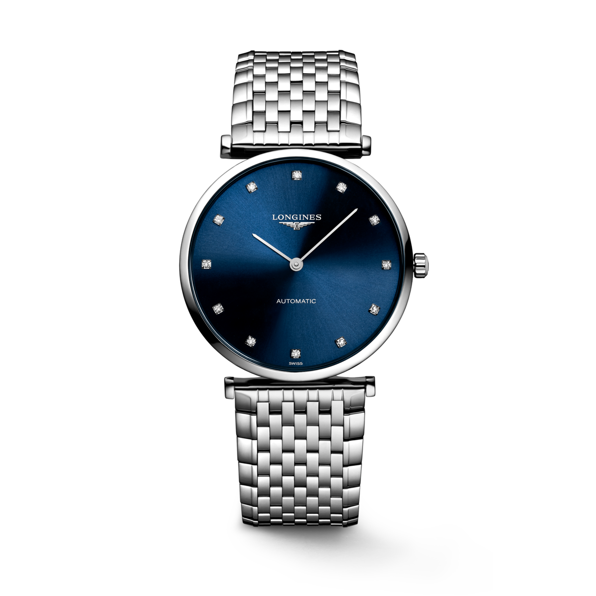 La Grande Classique De Longines 36.00 mm Sunray blue Stainless steel L49084976 L4.908.4.97.6 front view