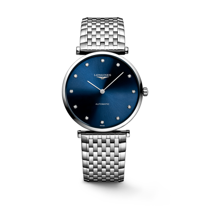 La Grande Classique De Longines 36.00 mm Sunray blue Stainless steel L49084976 L4.908.4.97.6 front view