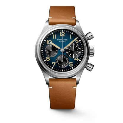 Longines Avigation Bigeye 41.00 mm Petroleum Titanium L28161932 L2.816.1.93.2 front view