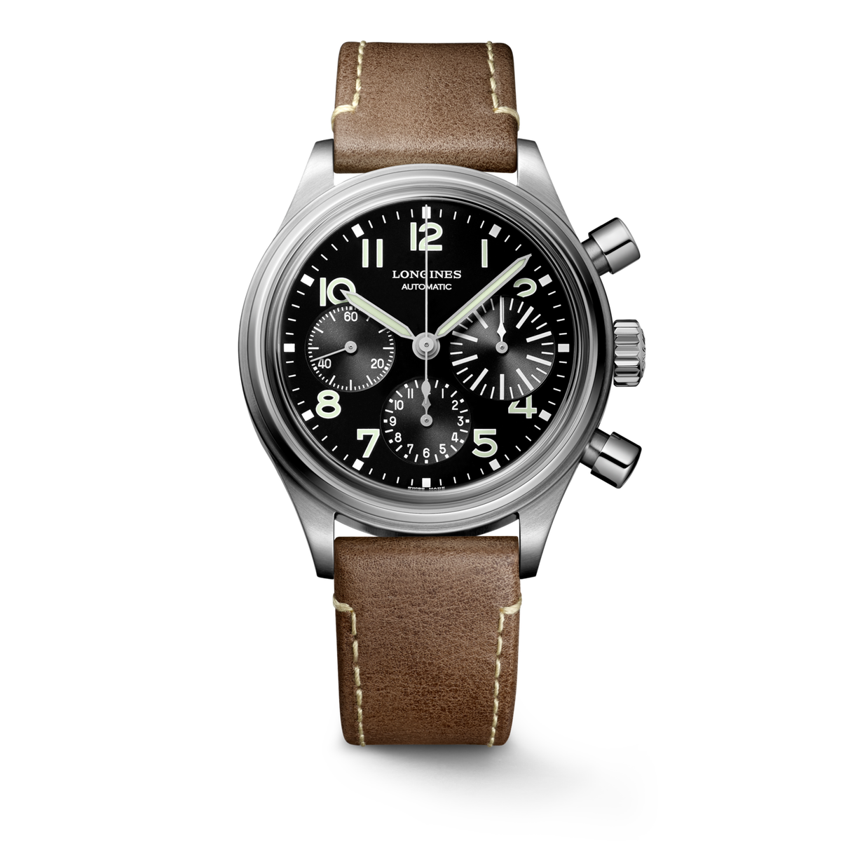Longines Avigation Bigeye 41.00 mm Black Stainless steel L28164532 L2.816.4.53.2 front view