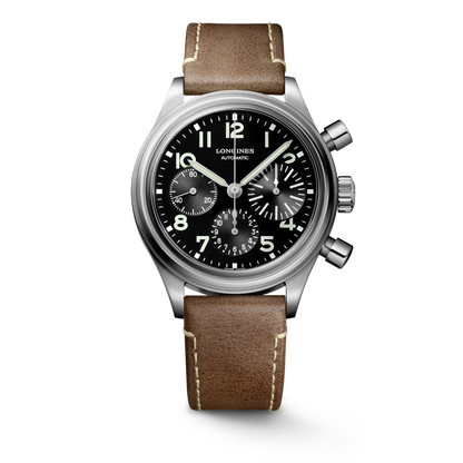 Longines Avigation Bigeye 41.00 mm Black Stainless steel L28164532 L2.816.4.53.2 front view