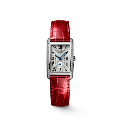 Longines Dolcevita 20.80 X 32.00 mm Silver "flinqué" Stainless steel L52550715 L5.255.0.71.5 front view