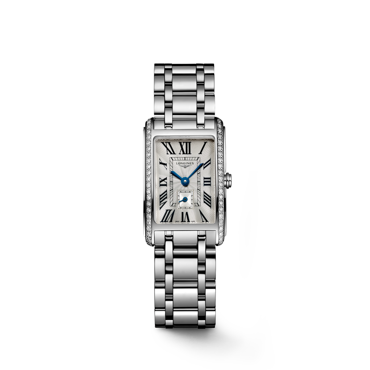 Longines Dolcevita 20.80 X 32.00 mm Silver "flinqué" Stainless steel L52550716 L5.255.0.71.6 front view