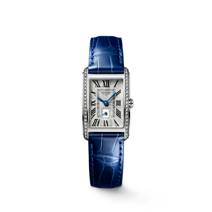 Longines Dolcevita 20.80 X 32.00 mm Silver "flinqué" Stainless steel L52550717 L5.255.0.71.7 front view