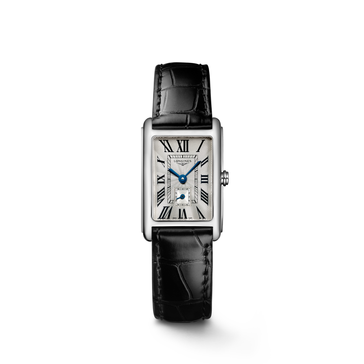 Longines Dolcevita 20.80 X 32.00 mm Silver "flinqué" Stainless steel L52554710 L5.255.4.71.0 front view