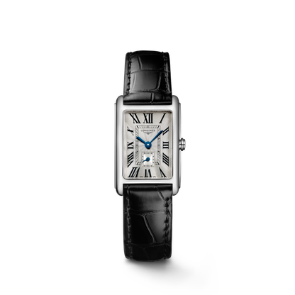 Longines Dolcevita 20.80 X 32.00 mm Silver "flinqué" Stainless steel L52554710 L5.255.4.71.0 front view