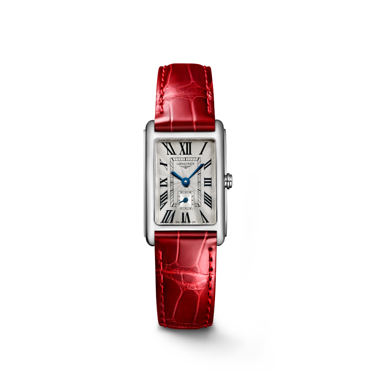 Longines Dolcevita 20.80 X 32.00 mm Silver "flinqué" Stainless steel L52554715 L5.255.4.71.5 front view