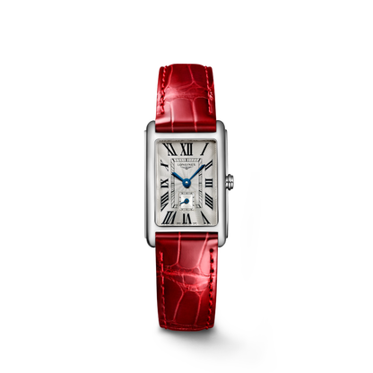 Longines Dolcevita 20.80 X 32.00 mm Silver "flinqué" Stainless steel L52554715 L5.255.4.71.5 front view