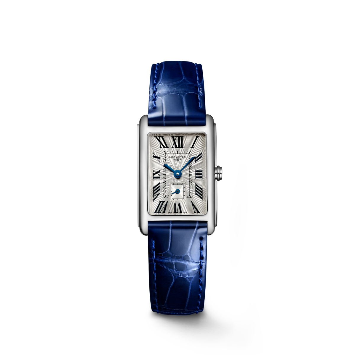 Longines Dolcevita 20.80 X 32.00 mm Silver "flinqué" Stainless steel L52554717 L5.255.4.71.7 front view