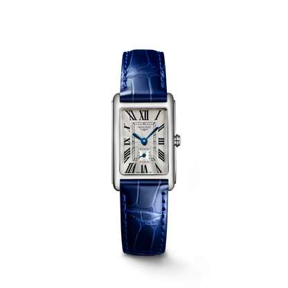 Longines Dolcevita 20.80 X 32.00 mm Silver "flinqué" Stainless steel L52554717 L5.255.4.71.7 front view