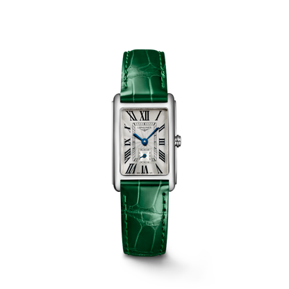 Longines Dolcevita 20.80 X 32.00 mm Silver "flinqué" Stainless steel L5255471A L5.255.4.71.A front view