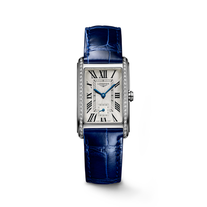 Longines Dolcevita 23.30 X 37.00 mm Silver "flinqué" Stainless steel L55120717 L5.512.0.71.7 front view