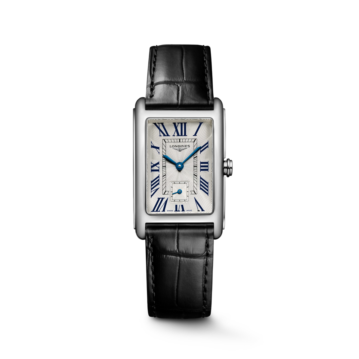 Longines Dolcevita 23.30 X 37.00 mm Silver "flinqué" Stainless steel L55124710 L5.512.4.71.0 front view