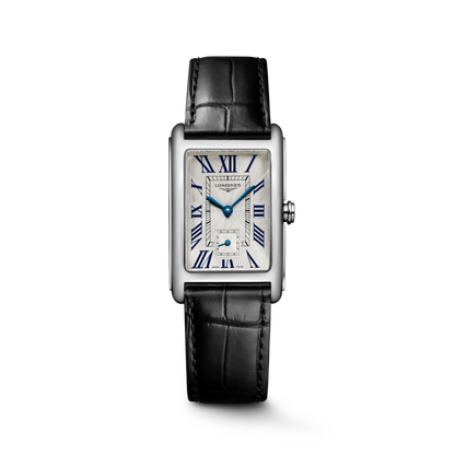 Longines Dolcevita 23.30 X 37.00 mm Silver "flinqué" Stainless steel L55124710 L5.512.4.71.0 front view