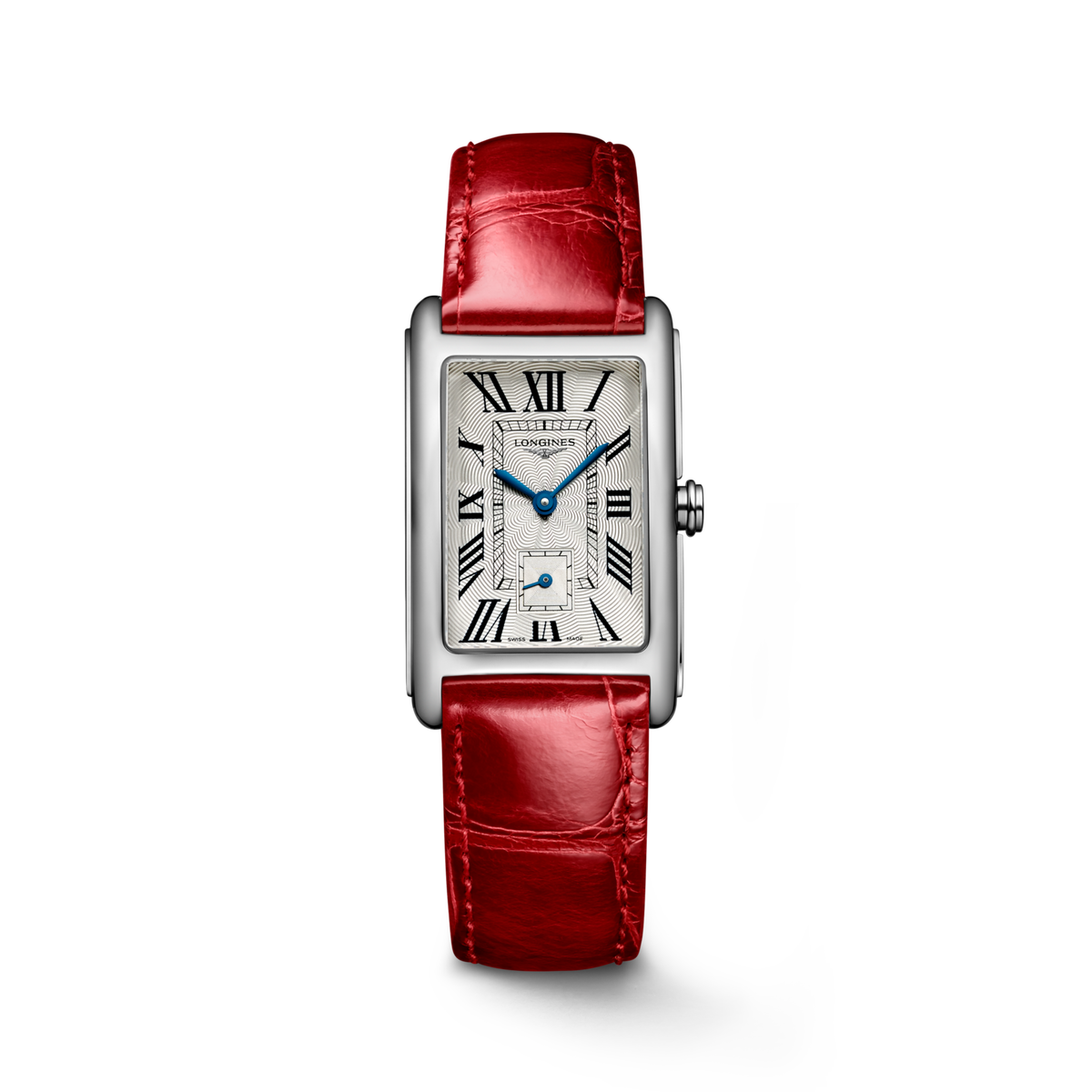 Longines Dolcevita 23.30 X 37.00 mm Silver "flinqué" Stainless steel L55124715 L5.512.4.71.5 front view