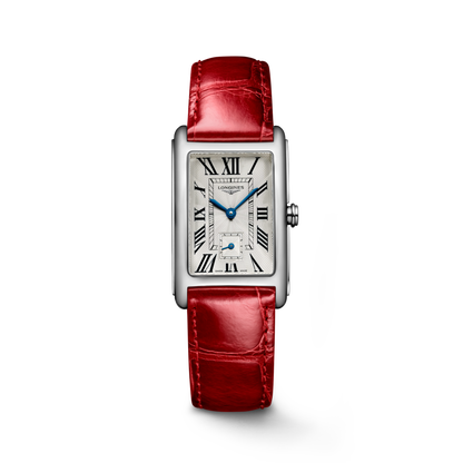 Longines Dolcevita 23.30 X 37.00 mm Silver "flinqué" Stainless steel L55124715 L5.512.4.71.5 front view