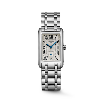 Longines Dolcevita 23.30 X 37.00 mm Silver "flinqué" Stainless steel L55124716 L5.512.4.71.6 front view