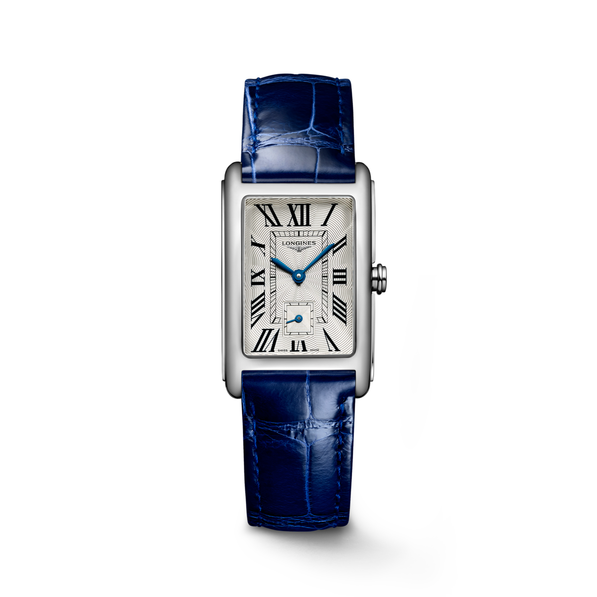 Longines Dolcevita 23.30 X 37.00 mm Silver "flinqué" Stainless steel L55124717 L5.512.4.71.7 front view