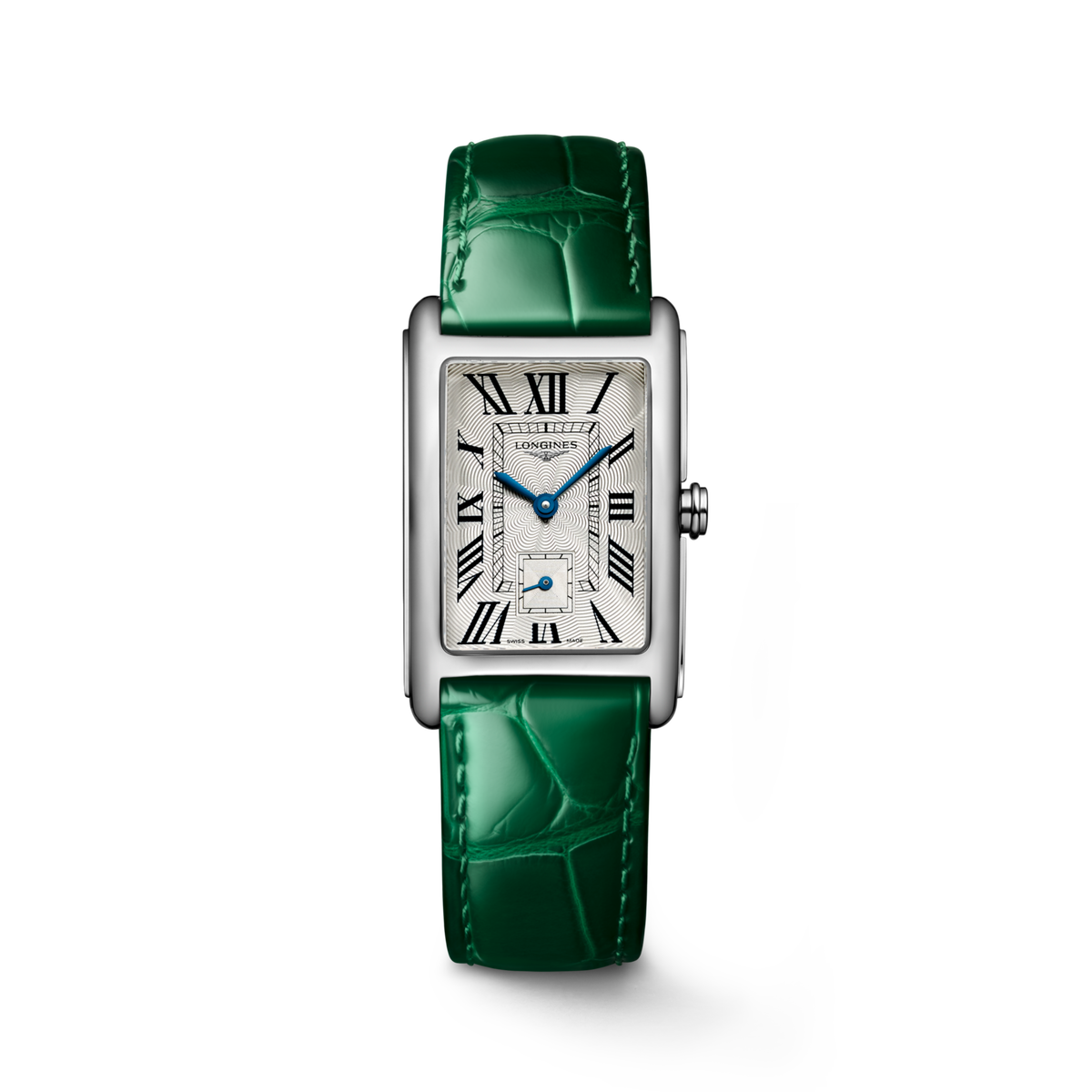 Longines Dolcevita 23.30 X 37.00 mm Silver "flinqué" Stainless steel L5512471A L5.512.4.71.A front view