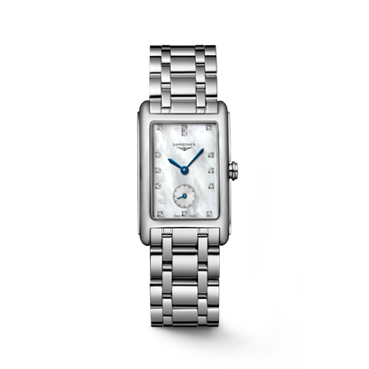 Longines Dolcevita 23.30 X 37.00 mm White mother-of-pearl Stainless steel L55124876 L5.512.4.87.6 front view