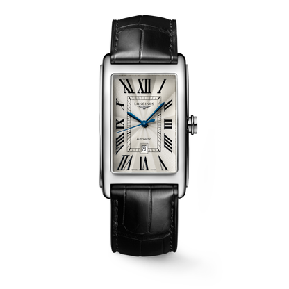 Longines Dolcevita 28.20 X 47.00 mm Silver "flinqué" Stainless steel L57674710 L5.767.4.71.0 front view