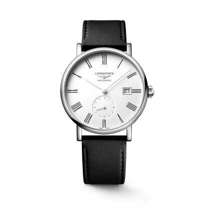 Longines Elegant Collection 39.00 mm White matt Stainless steel L48124110 L4.812.4.11.0 front view